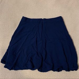 Navy Blue Mini Skirt